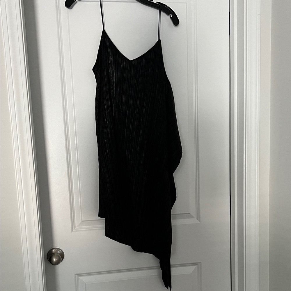 Karlie Black Asymmetrical Dress